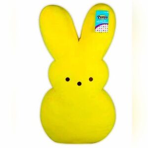 Peeps yellow plush bunny easter gift basket stuffer